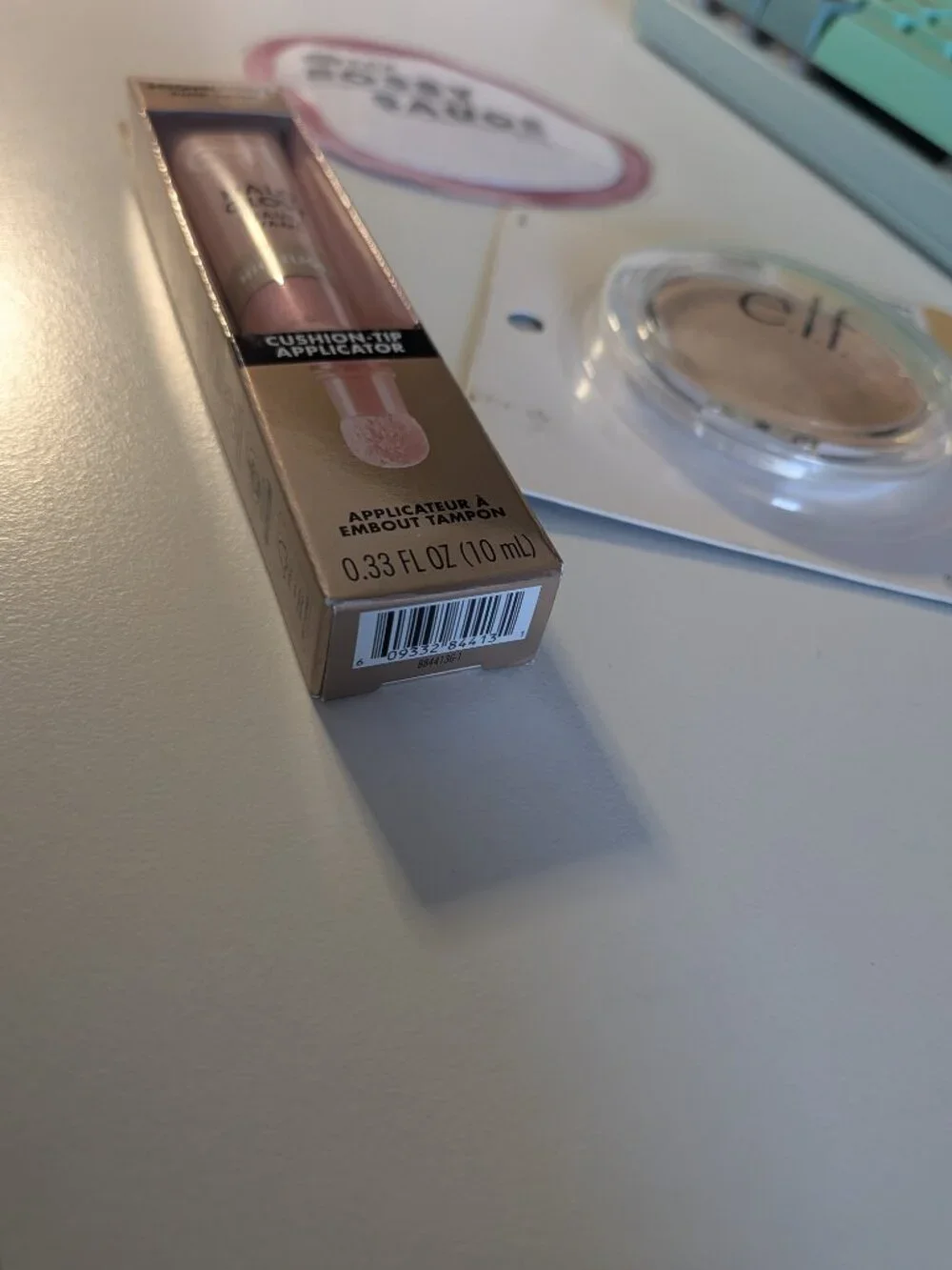 🌸 e.l.f. Halo Glow Highlight Beauty Wand + Prime & Stay Finishing Powder DUO